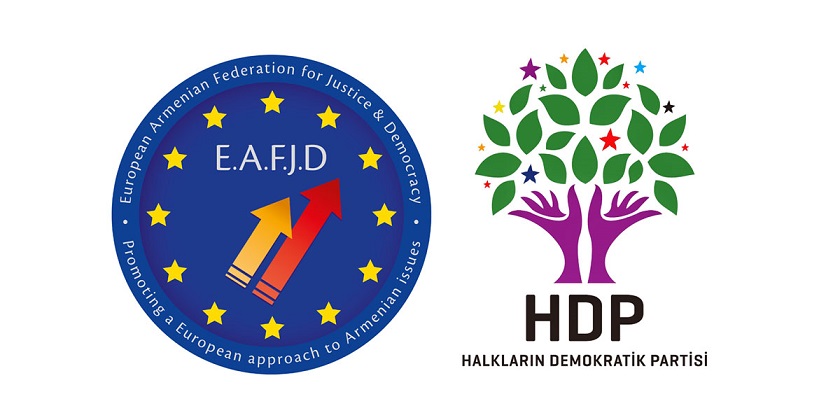 You are currently viewing European Armenian Federation in Solidarity with HDP, Condemns Arrests of Deputies in Turkey
